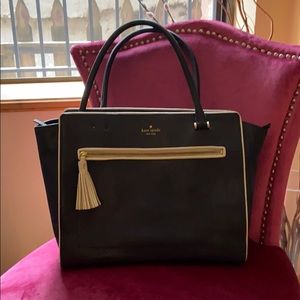Kate Spade Navy Leather Totebag